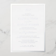 Casamento Prateado Monogramado
