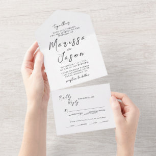 Casamento preto e branco simples e elegante