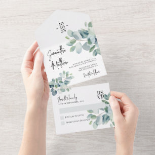 Casamento Primavera Verão Verde Sálvia Eucalipto
