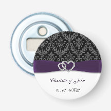 Casamento Purple Damask Diamante