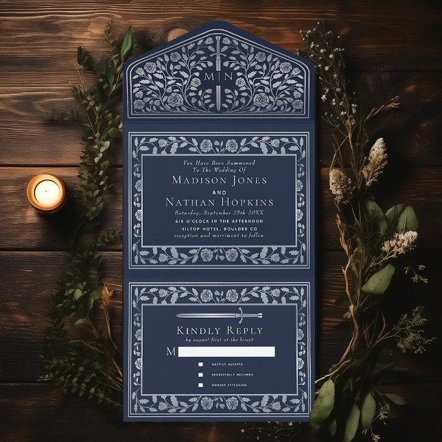 Casamento Real Medieval Real de Silver Azul (Criador carregado)