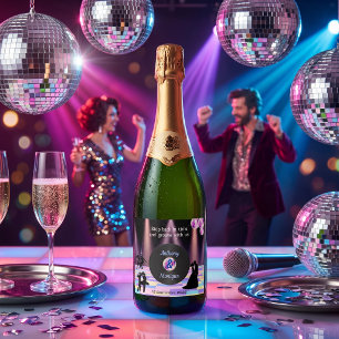 Casamento Retro Disco Personalizável