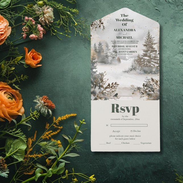 Casamento Reverioso de Inverno (Criador carregado)