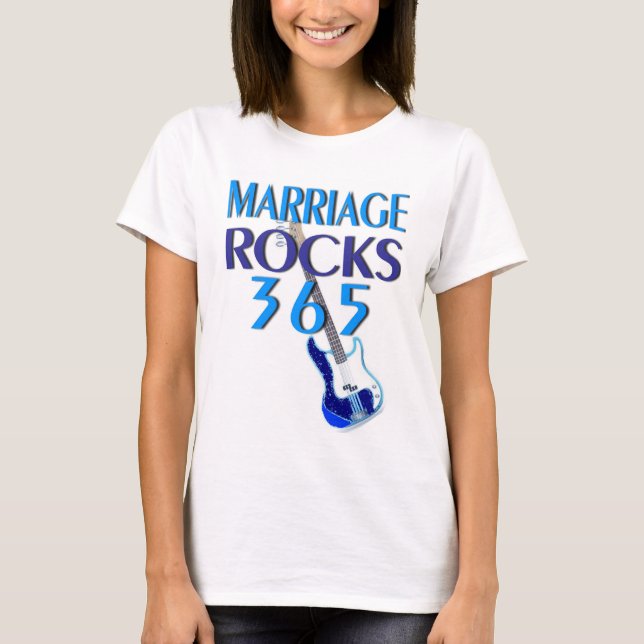 Casamento Rochas 365 Com T-Shirt (Frente)