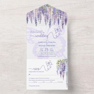 Casamento Romântico da Floresta de Fairytale Lilac