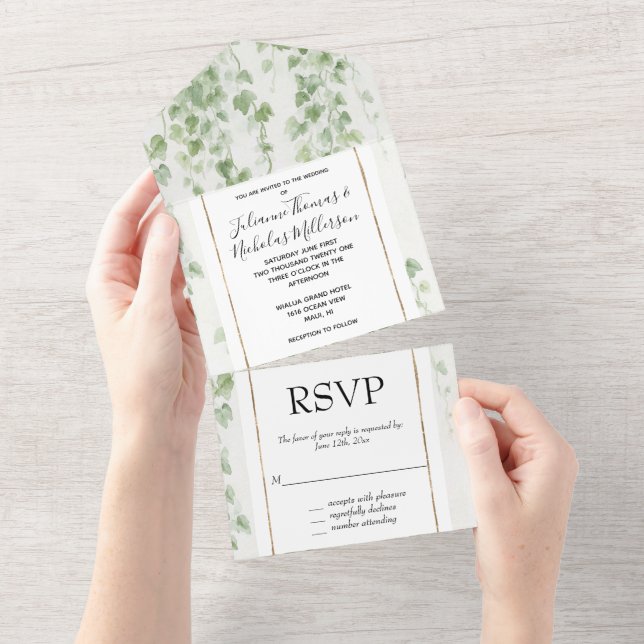 Casamento Romântico de Ivy Verde (Aba destacável)