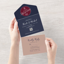 Casamento Rosa Bege Burgundy e Azul Marinho