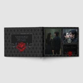 Casamento Rosa Damasco Preto Gótico
