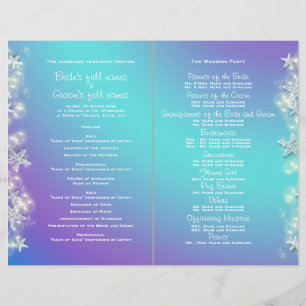 Casamento roxo azul da estrela do mar da praia