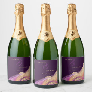 Casamento Roxo e Dourado Moderno
