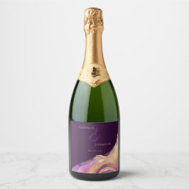 Casamento Roxo e Dourado Moderno