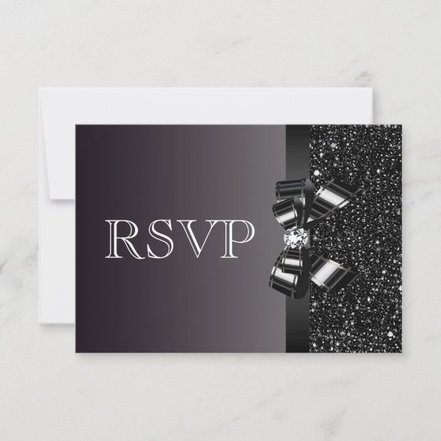 Casamento RSVP de Arcos e Diamantes (Frente)