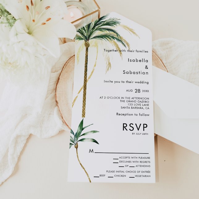 Casamento RSVP de Escolha de Árvore de Destino da  (Criador carregado)