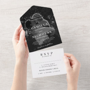 Casamento RSVP de Fotografia Clássica Moderna Eleg