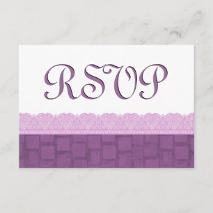 Casamento RSVP de Raça Roxo