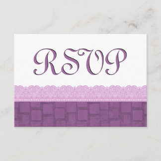 Casamento RSVP de Raça Roxo