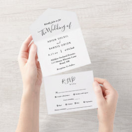 Casamento RSVP de Restrições Dietéticas Modernas E