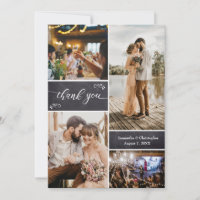 Casamento Russo Simples Obrigado Foto Colagem=