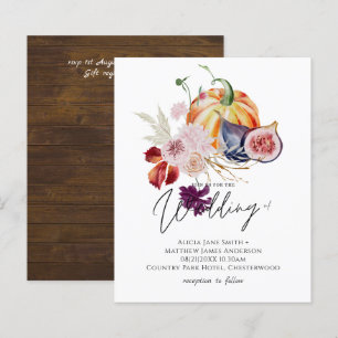 Casamento Rustic Autumn Fall Pumpkins Flowers