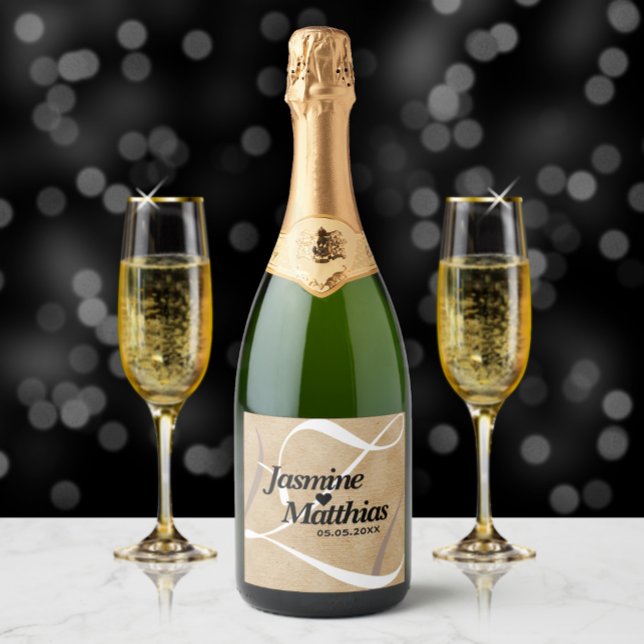 Casamento Rustic Elegant Vintage Monograma Burlap (Criador carregado)