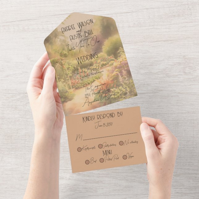 Casamento Rustic Garden (Aba destacável)