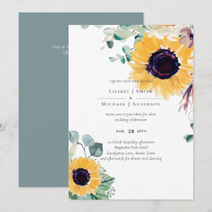 Casamento Rustic Garden Sunflower