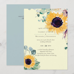 Casamento Rustic Garden Sunflower