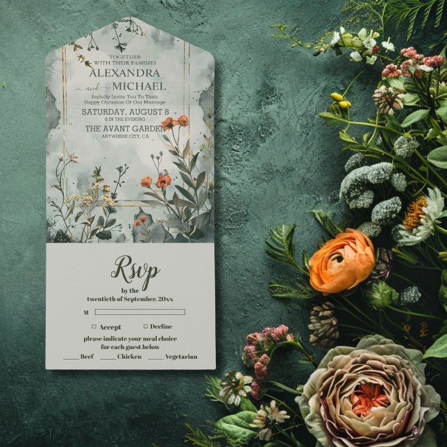 Casamento Rustic Mountain Wildflower Boho (Criador carregado)