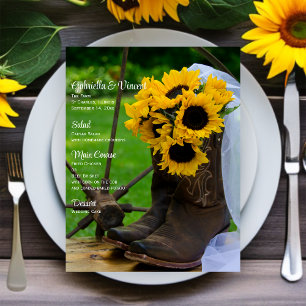 Casamento Rustic Sunflower e Cowboy Boot Western