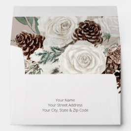 Casamento Rustic Tan Pine Winter Sparkle