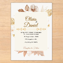 Casamento Rústico Boêmio com Florais Secas Creme