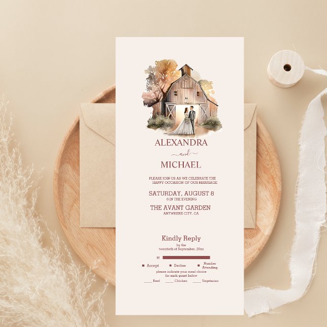 Casamento Rústico com Aquarela no Celeiro (Criador carregado)