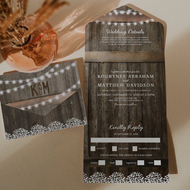Casamento Rústico com Bebê Respiração 3 em 1 (Criador carregado)