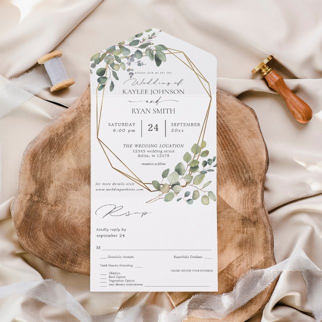 Casamento Rústico Eucalyptus e Frame Dourado (Criador carregado)