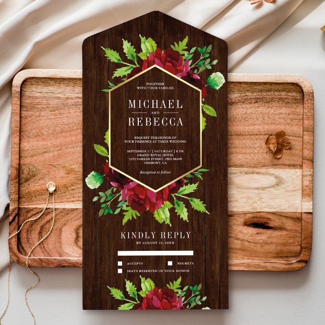Casamento Rústico Floral em Madeira de Celeiro Dou (Criador carregado)