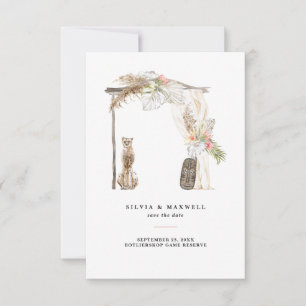 Casamento Safari Africano Encantado Salve a Data