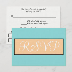 Casamento Seafoam Azul Praia Arenosa Branco RSVP 