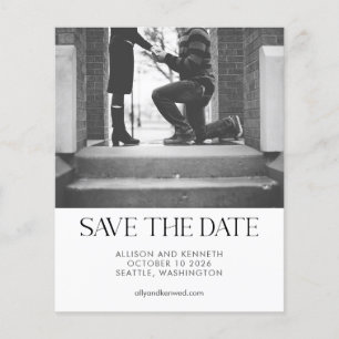 Casamento Simples Com Duas Fotografias Modernas E