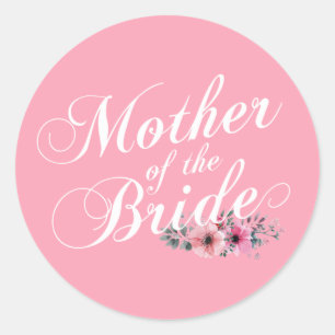 Casamento Simples da Mãe da Noiva Adesivo