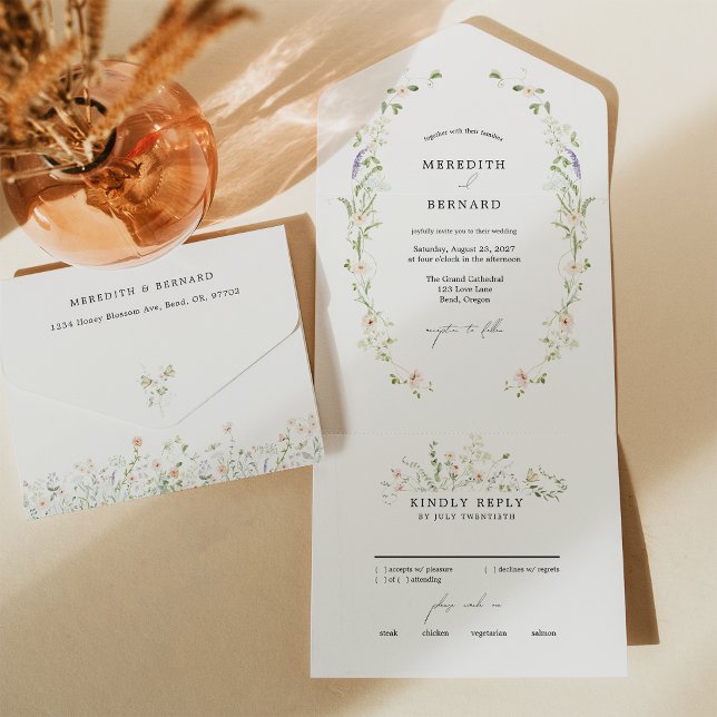 Casamento Simples de Flores Silvestres Rústicas Vi (Criador carregado)