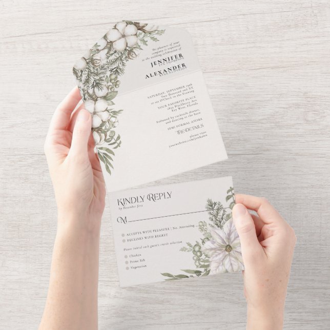 Casamento Simples do Verdugo Ivory Cream Taupe (Aba destacável)