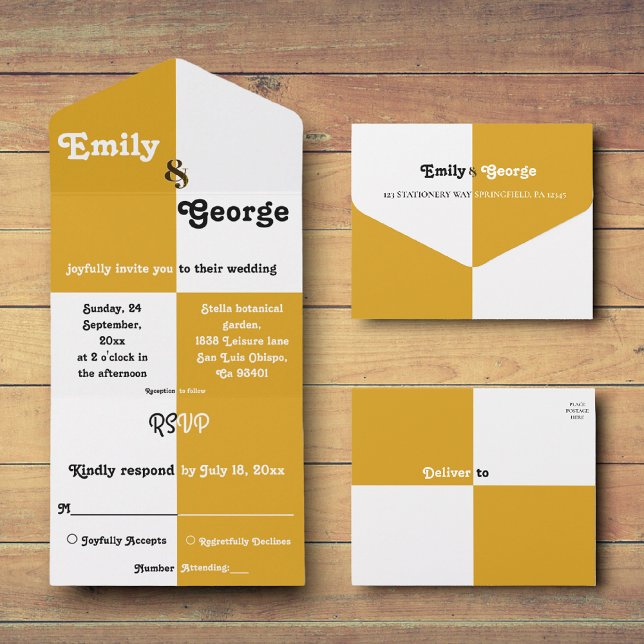 Casamento Simples, Dourado E Preto, Do Quic (Criador carregado)
