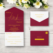Casamento Simples E Dourado De Luxo
