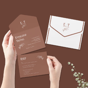 Casamento Simples Moderno Caliente Cocoa