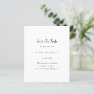 Casamento Simples Moderno Salve a Data