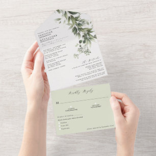 Casamento Simples Monocromático de Eucalyptus