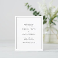 Casamento Simples Preto Branco Orçamento Save the