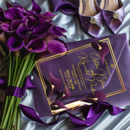 Casamento Sofisticado com Lírio-de-Calla Roxo