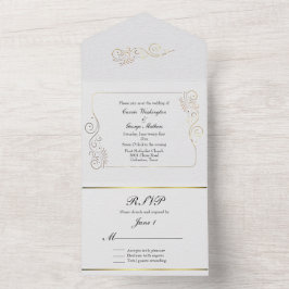 Casamento sofisticado de flores Douradas luxuosas