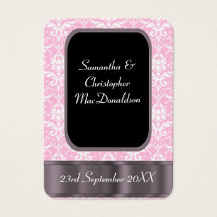 Casamento tema damasco rosa e branco a favor do ob